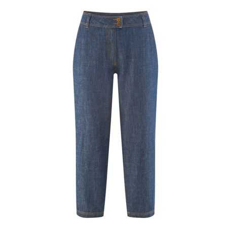 Jean baggy confortable pour femme en chanvre et coton bio