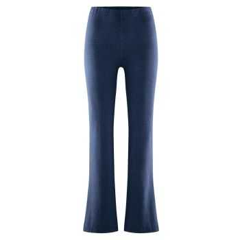Pantalon cloche en chanvre, navy