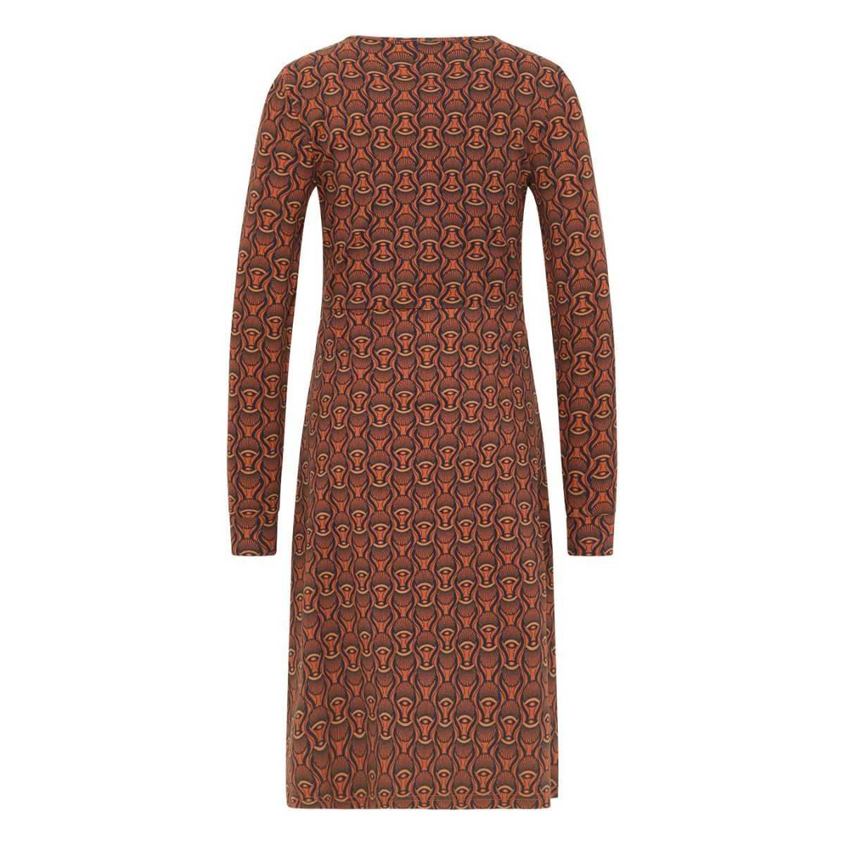 Robe en jersey avec ligne en V