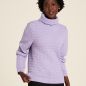 Pull à col roulé chaud pour femme en coton biologique Pull à col roulé chaud pour femme en coton biologique