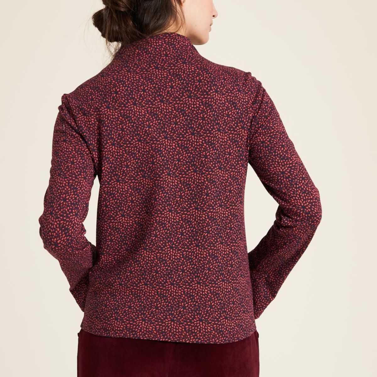 Chemisier rouge en Jersey coton bio