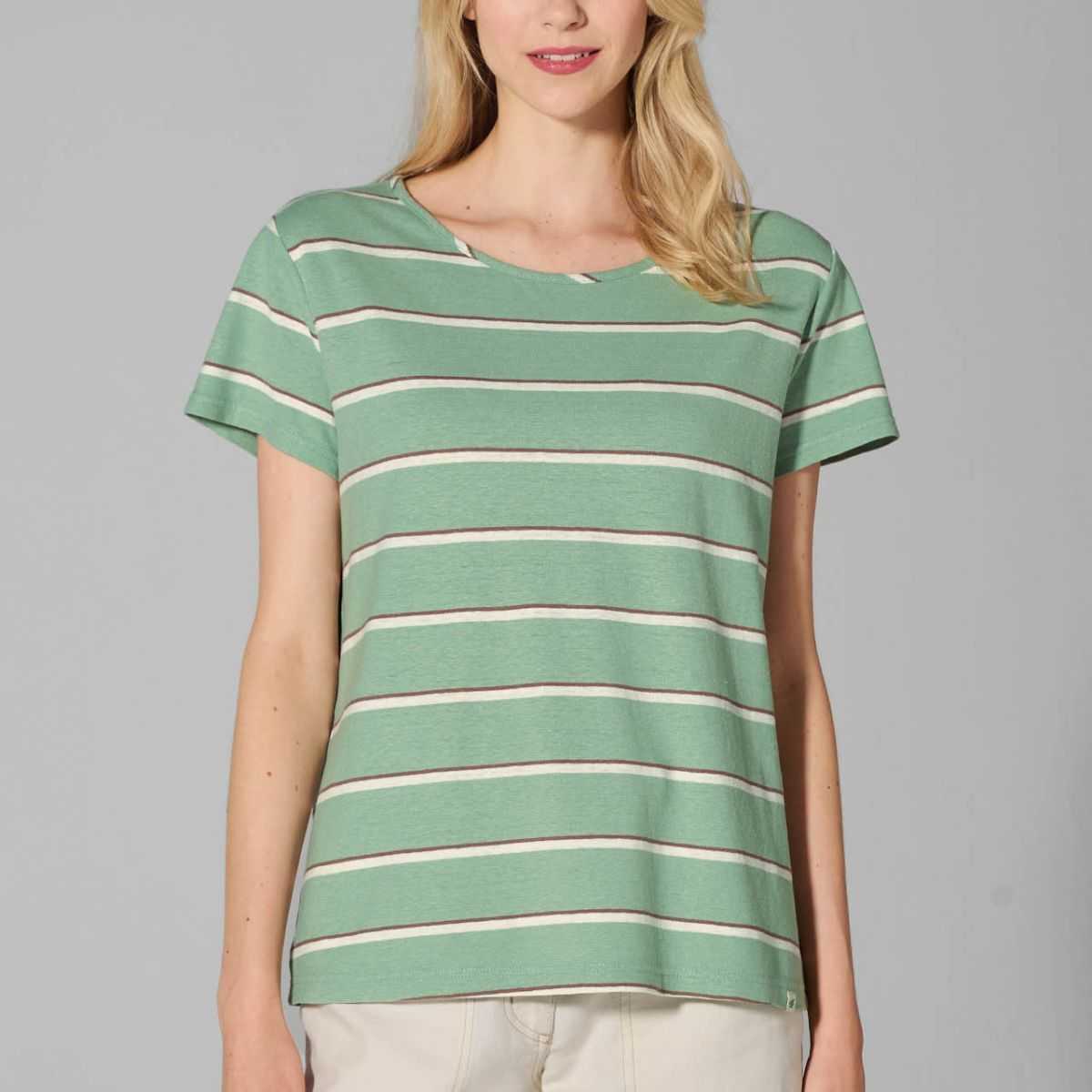 T-shirt Rayé Chanvre