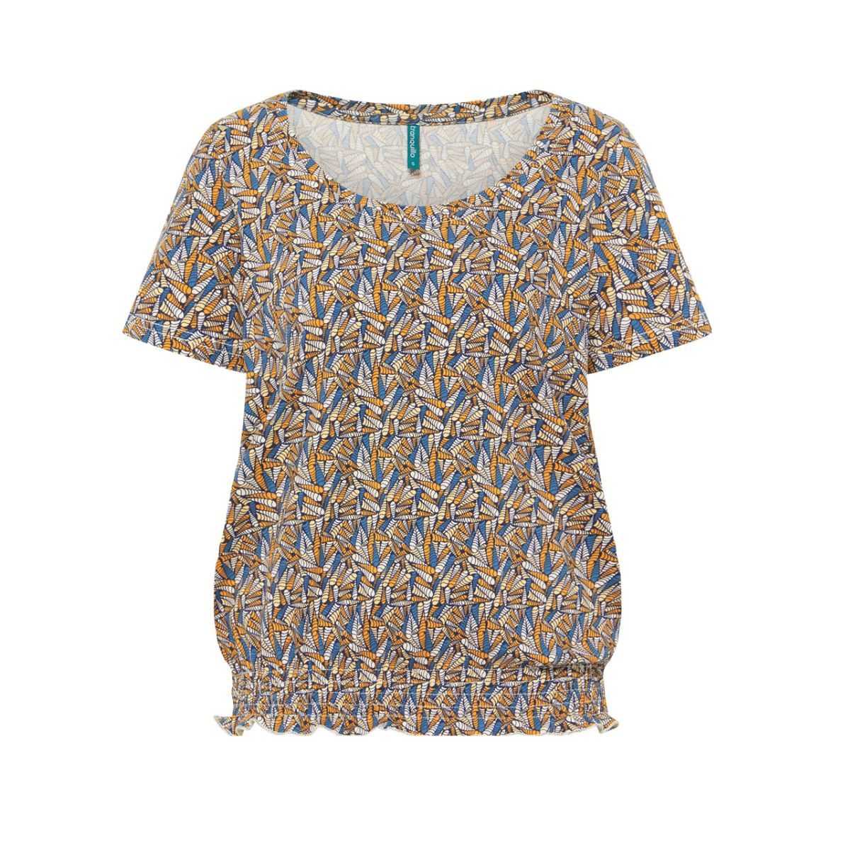 Chemisier avec ourlet élastique