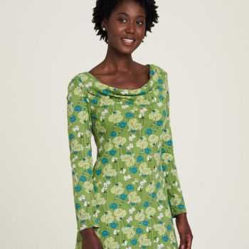 Robe en jersey femme vertecolcascade 2