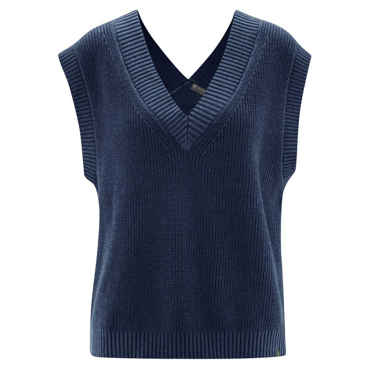 Pull Sans Manches Col V Femme