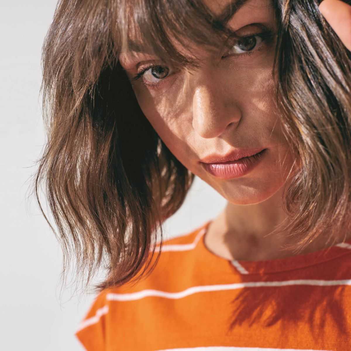 T-shirt rayé en chanvre et coton bio