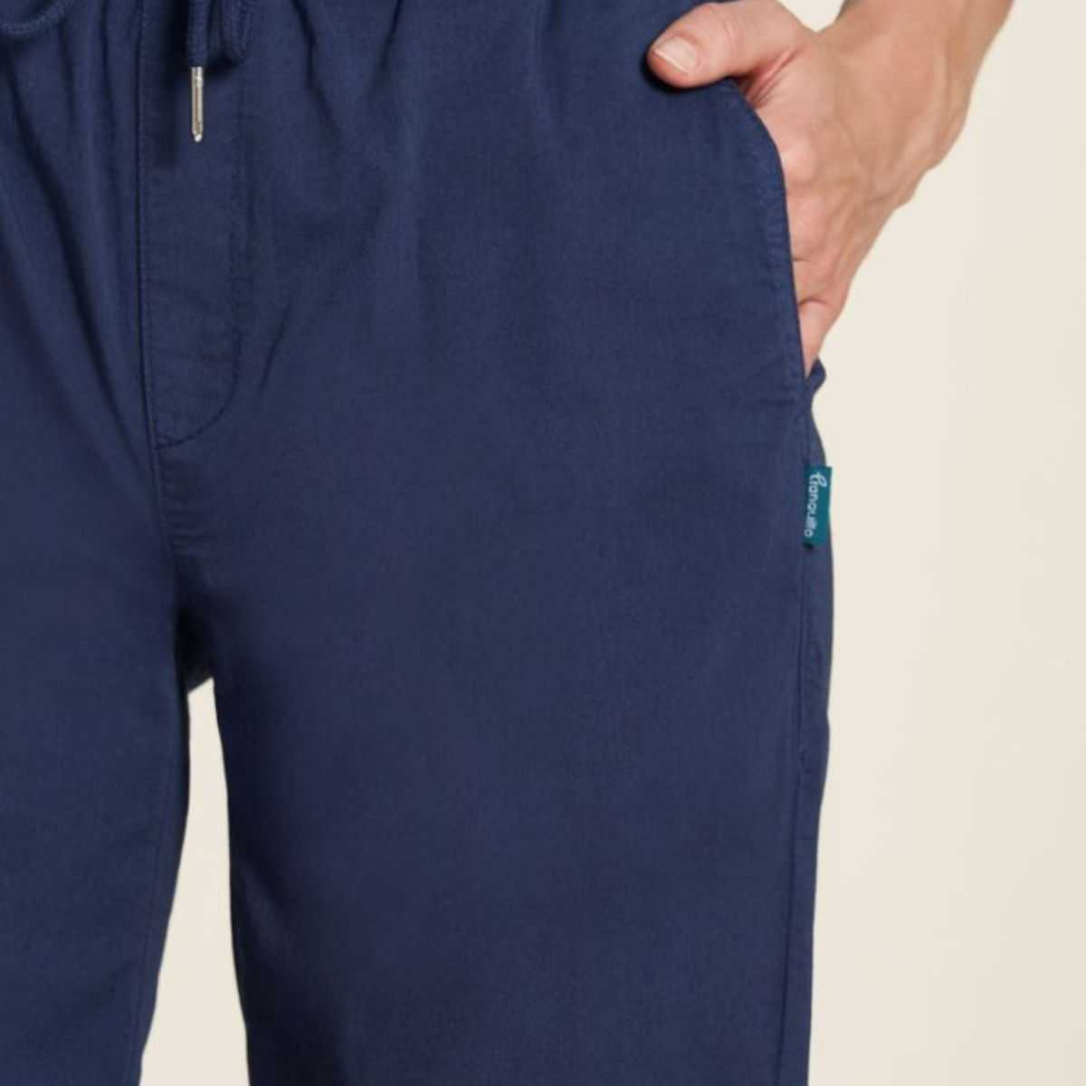 Jogger femme en jersey de coton bio avec taille élastique