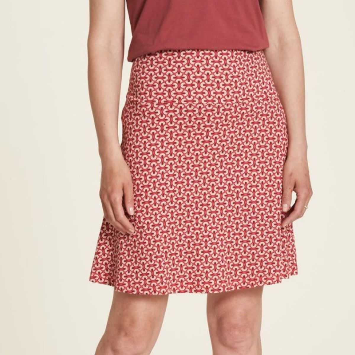 Jupe courte femme en coton bio élasthanne confortable