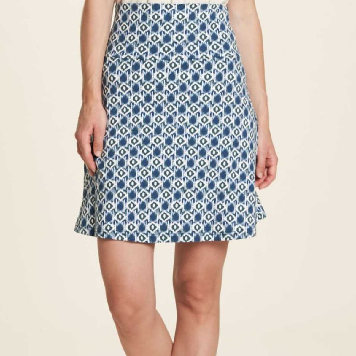 Jupe courte femme en coton bio élasthanne confortable