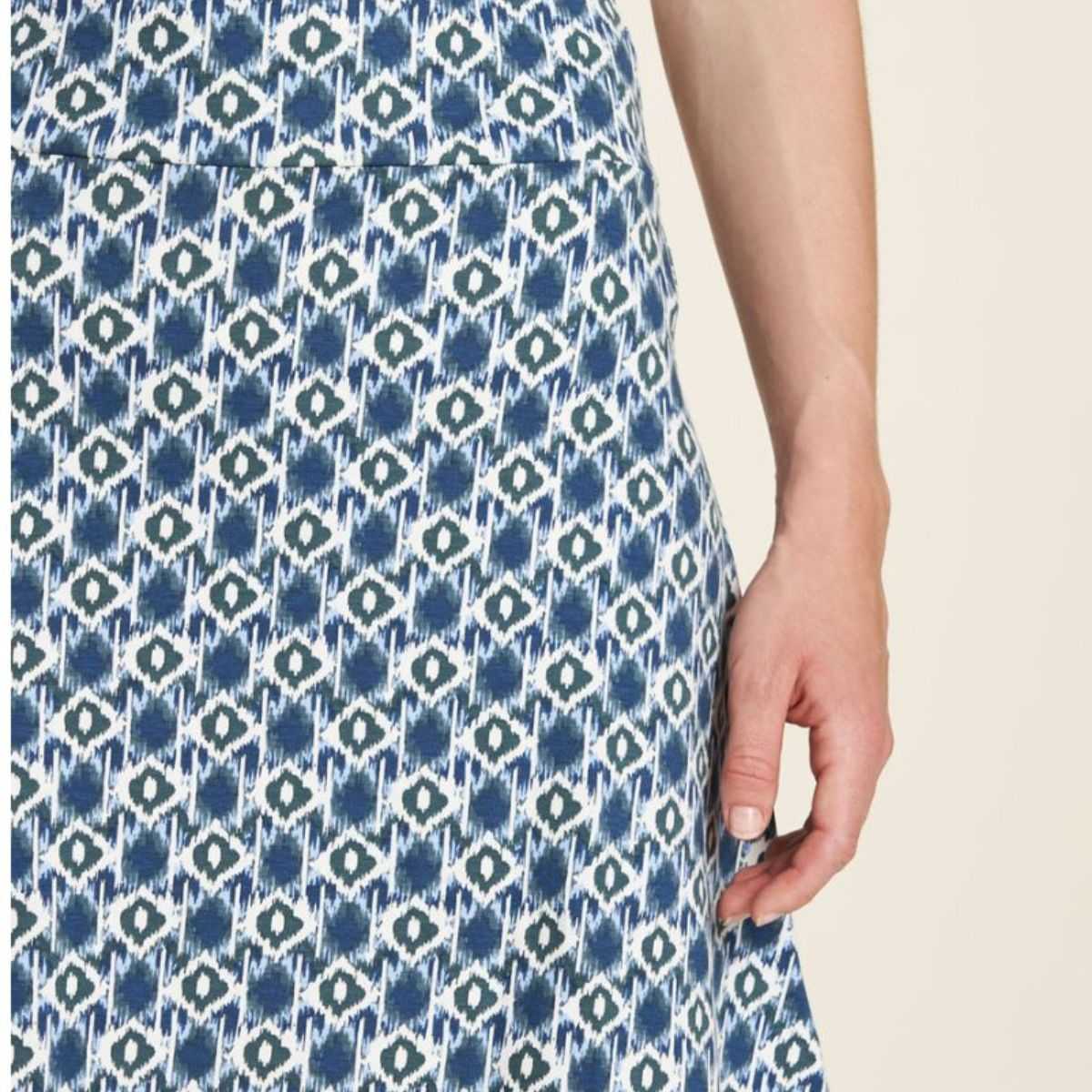 Jupe courte femme en coton bio élasthanne confortable