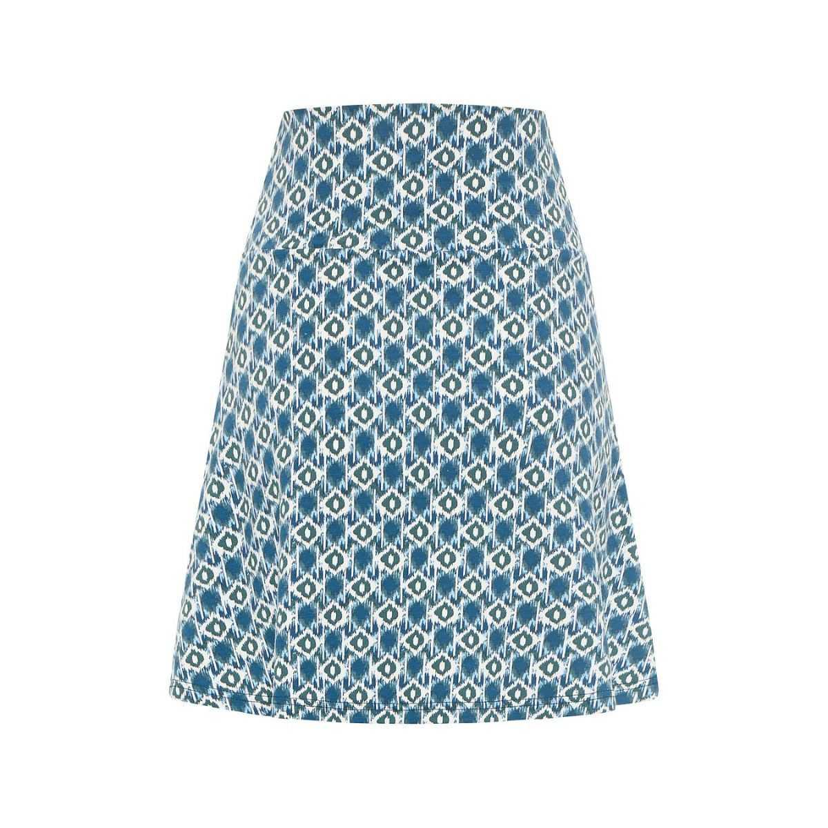 Jupe courte femme en coton bio élasthanne confortable