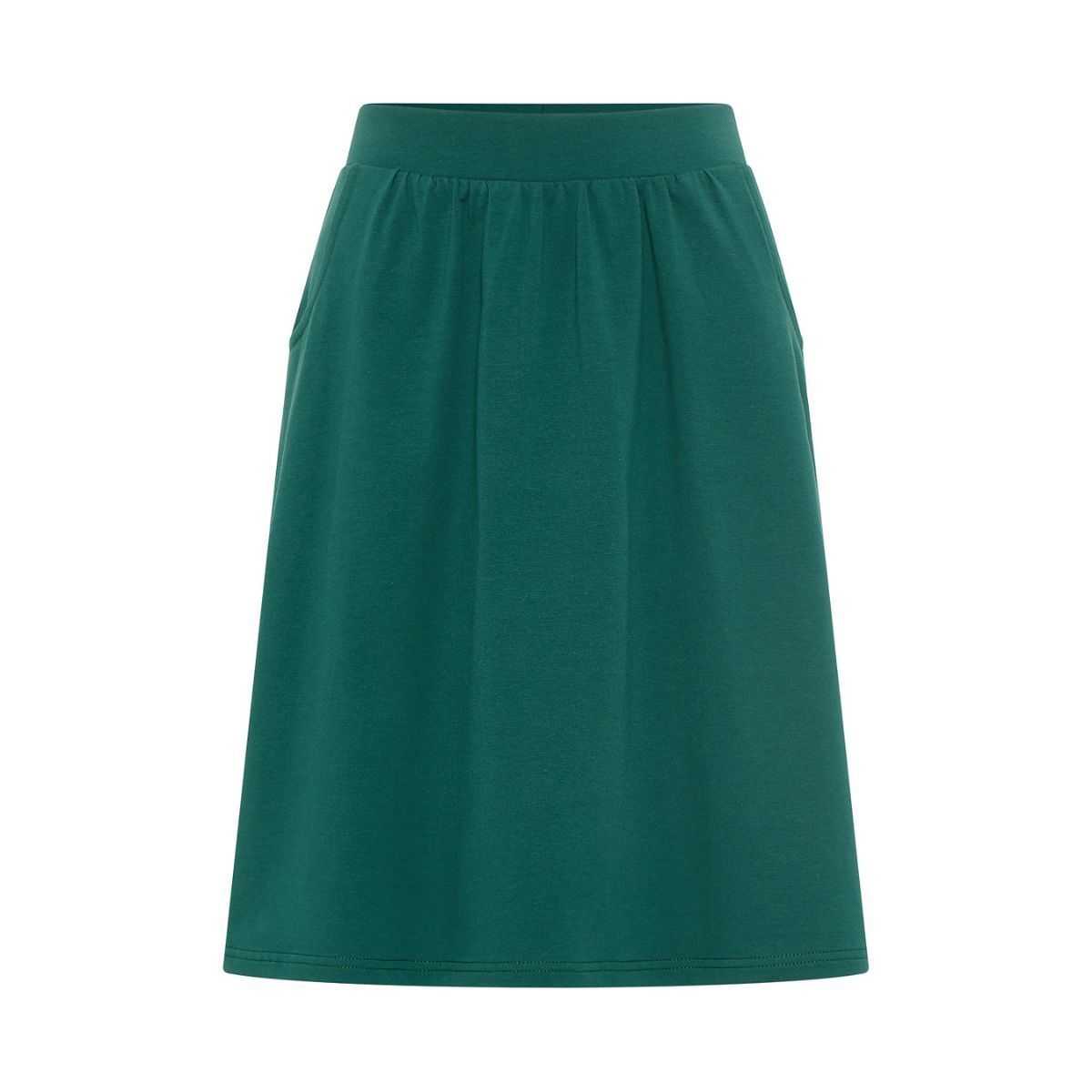 Jupe en jersey de coton bio avec poches confortable