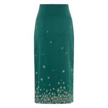 Jupe longue en jersey de coton bio avec ceinture élastique 10