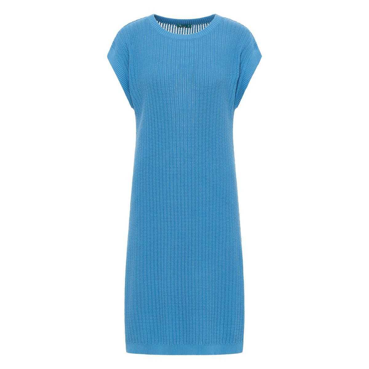 Élégante robe en tricot pour femme en coton bio
