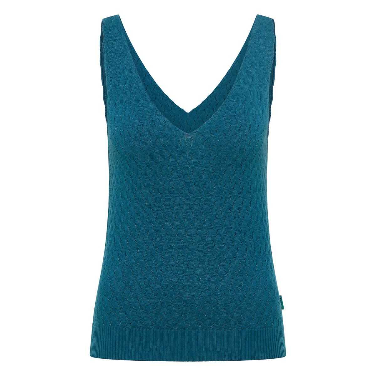 Débardeur en tricot élégant pour femme en coton bio