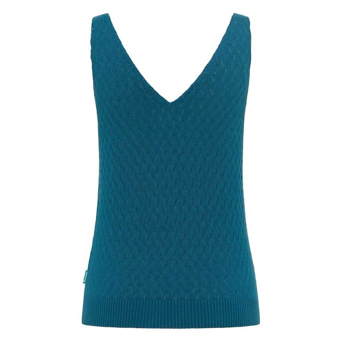 Débardeur en tricot élégant pour femme en coton bio