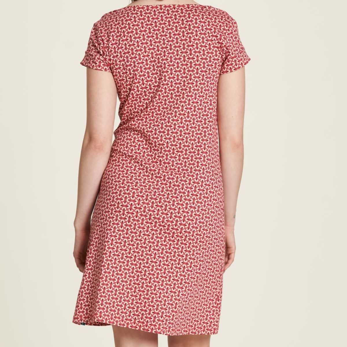 Robe femme en jersey extensible avec col cascade