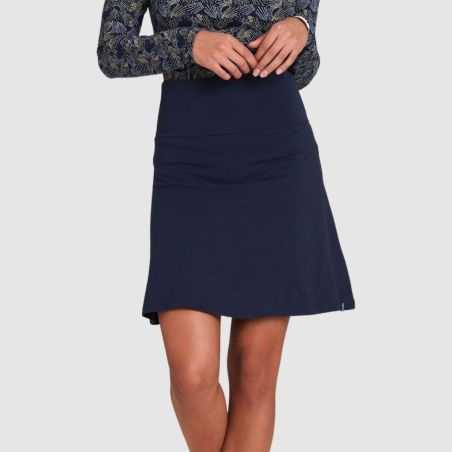 Jupe élégante pour femme en coton avec élastique confort
