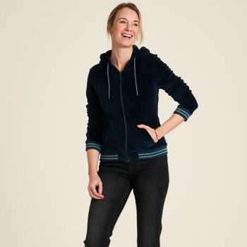 Veste femme en coton style nicki - teinte deep water 2