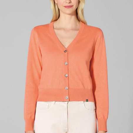 Cardigan Chanvre