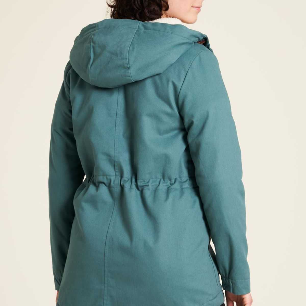 Veste femme verte coton biologique et polyester recyclé