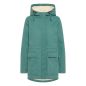 Veste femme verte coton biologique et polyester recyclé