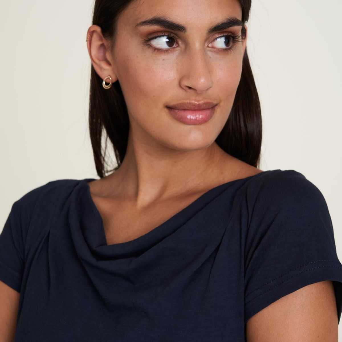 Chemisier Col en Cascade