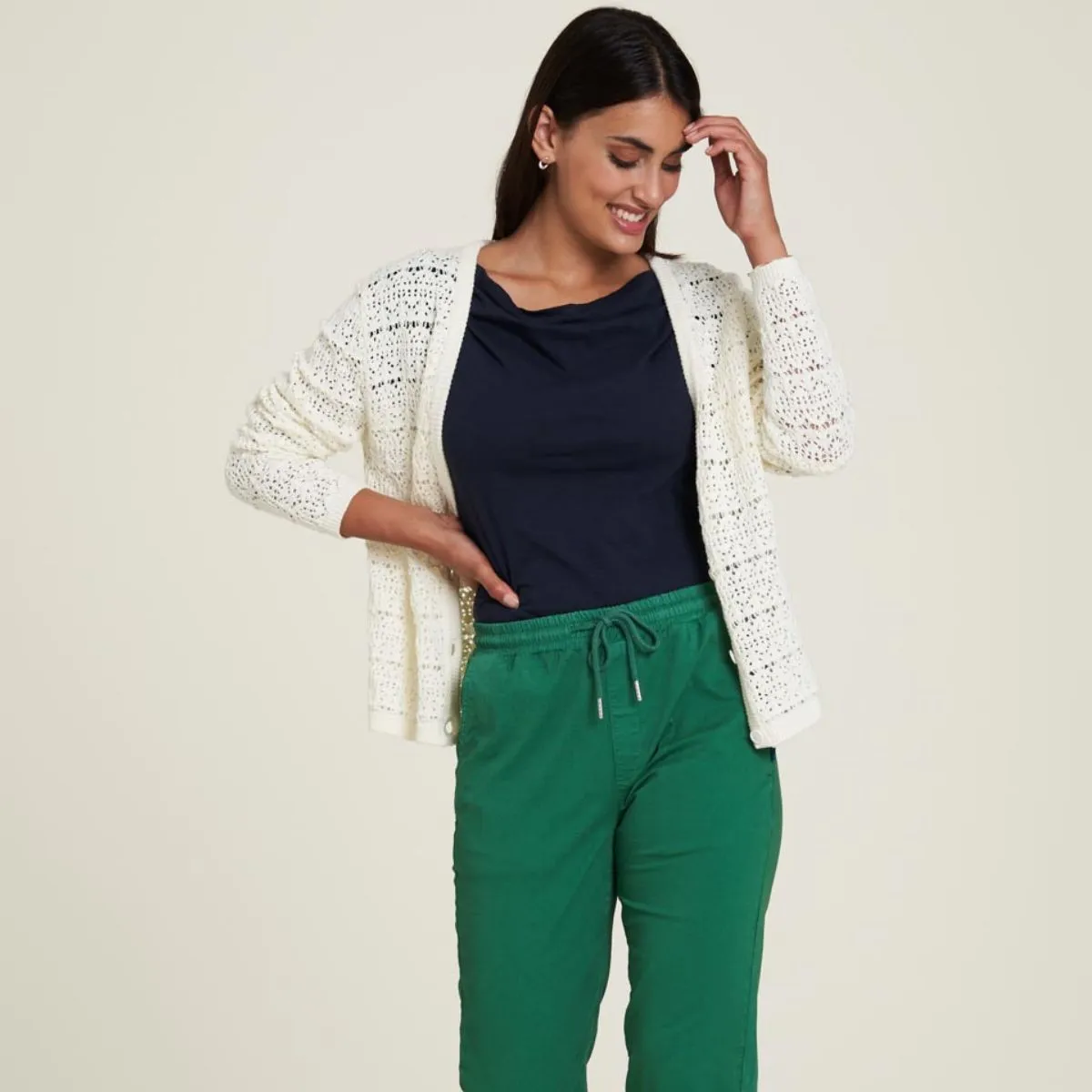 Chemisier Col en Cascade