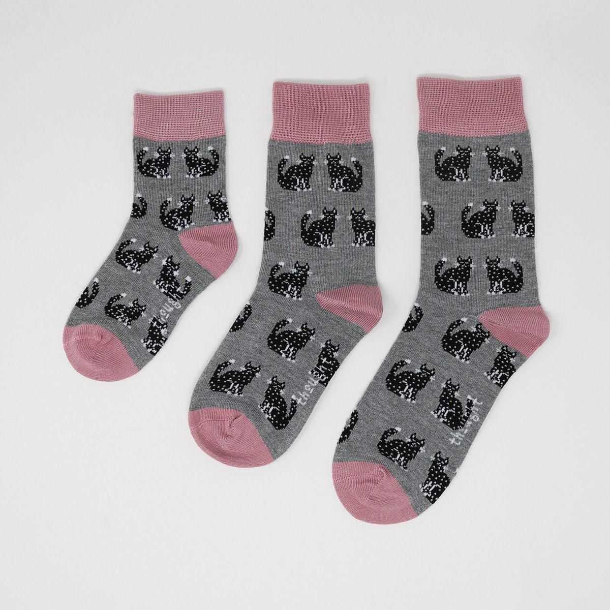 Coffret de 4 paires de chaussettes pour enfant en coton biologique et bambou