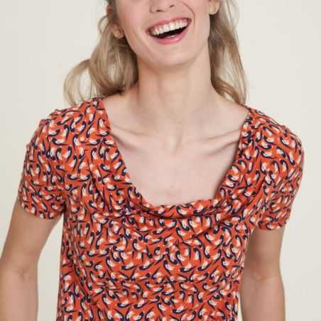 Chemise avec col en casade