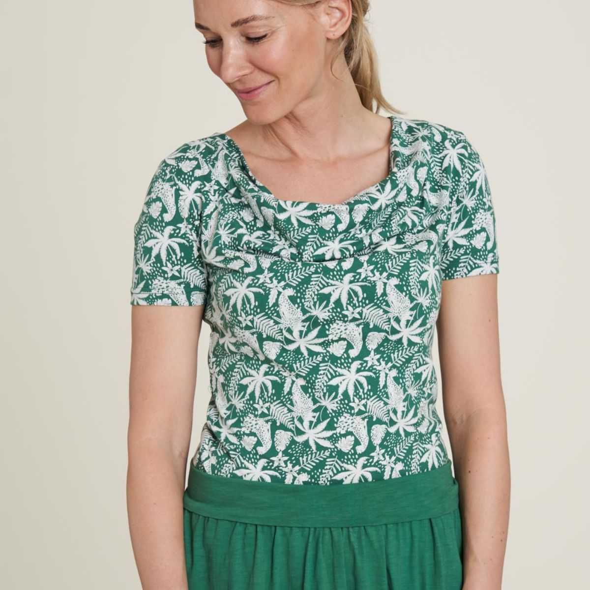 Chemise avec col en casade