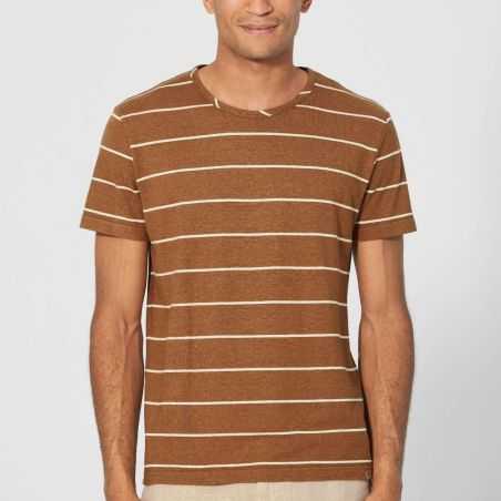 T-shirt éthique homme motif rayures