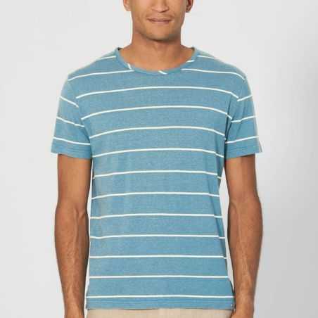 T-shirt éthique homme motif rayures