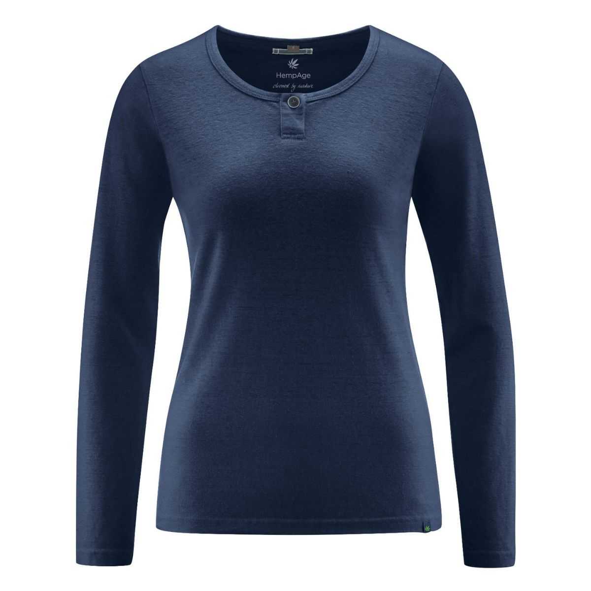 T-Shirt de nuit Manches Longues Femme en Chanvre