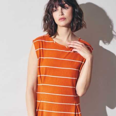 Robe été en chanvre et coton bio