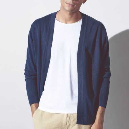 Gilet classique en chanvre et coton bio