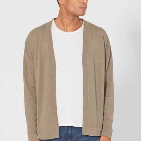 Gilet classique en chanvre et coton bio