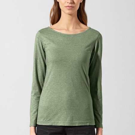 T-shirt chanvre, laine de yak et coton bio