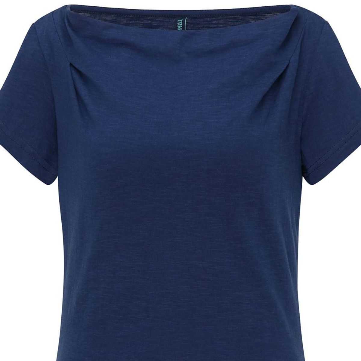 Chemisier jersey en coton bio, couleurs unies, GOTS