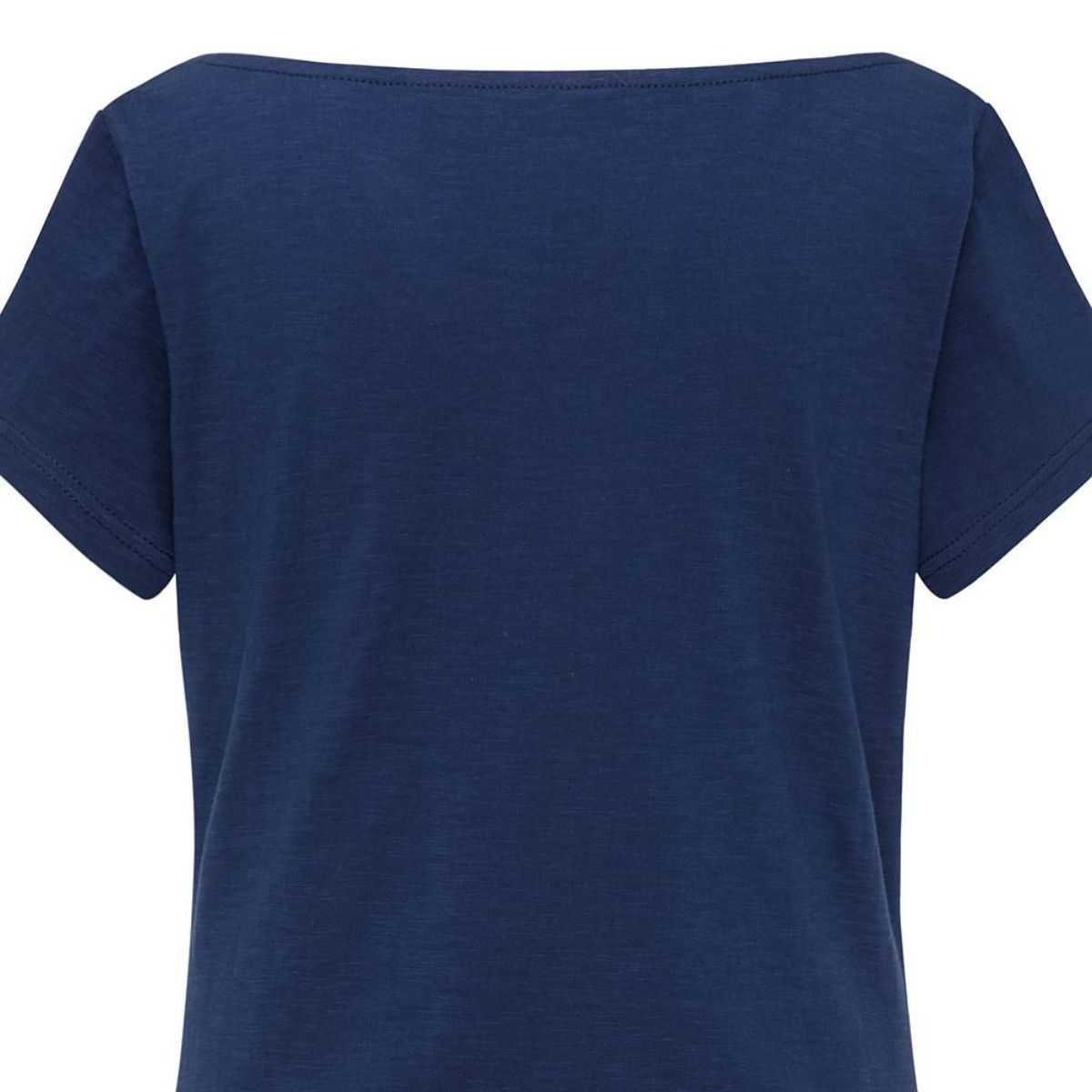 Chemisier jersey en coton bio, couleurs unies, GOTS