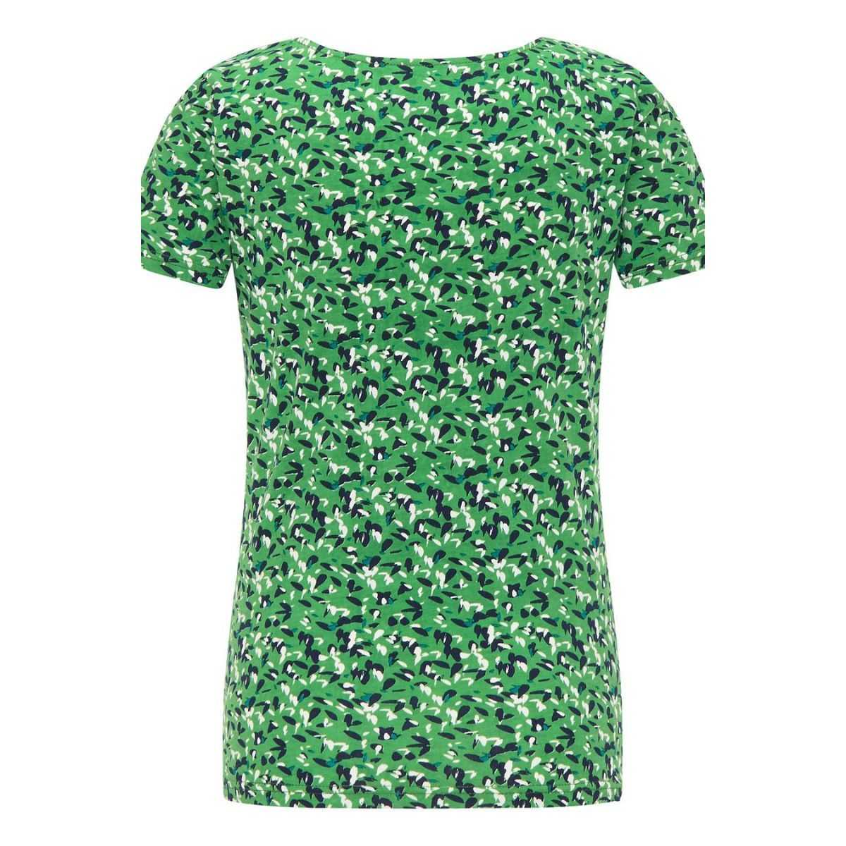 Chemisier élégant sans manches en coton bio, à motif, GOTS
