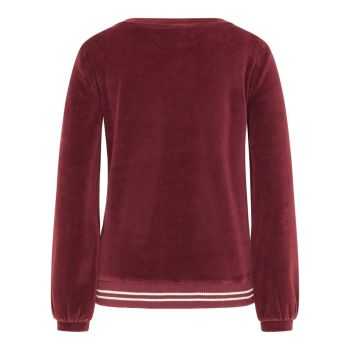 Pull, sweat effet velours coton bio et polyester recyclé 9