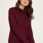 Pull tricoté avec un col montant en coton bio, GOTS Pull tricoté avec un col montant en coton bio, GOTS