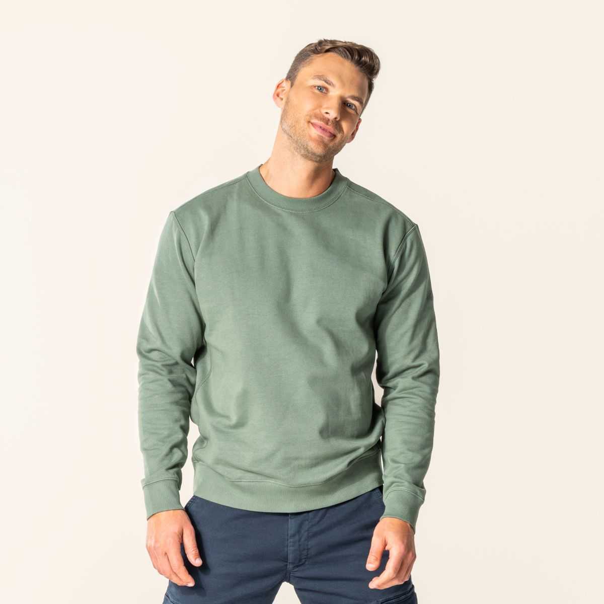 Sweatshirt "SALVO" en 100% de coton bio, GOTS et VEGAN