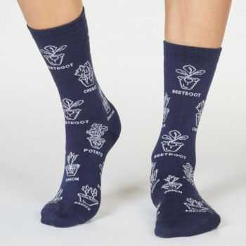 Boîte cadeau chaussettes bambou imprimé jardinage 3