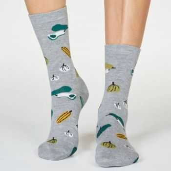 Boîte cadeau chaussettes bambou imprimé jardinage 7