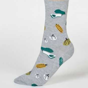 Boîte cadeau chaussettes bambou imprimé jardinage 8