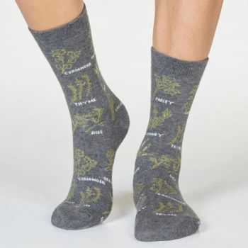 Boîte cadeau chaussettes bambou imprimé jardinage 9