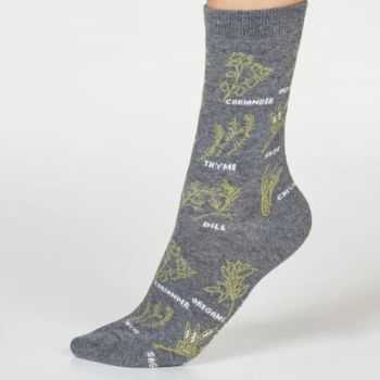 Boîte cadeau chaussettes bambou imprimé jardinage 10
