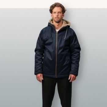 Veste homme en chanvre, bleu